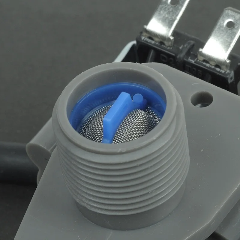 AC110-240V coil double water inlet valve  solenoid valve for washing machine washer spare part