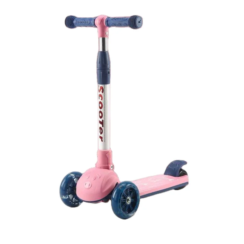 Single Pedal Tricycle Children 3 Wheel Scooter Outdoor Sports Little Kid Foldable Scooter Kids Folding Scooter