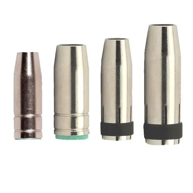MIG Torch Accessory Parts Gas Nozzles Welding Consumable for Binzel Series MB15AK/MB24KD/MB25AK/MB36KD/MB501D Welding Nozzle
