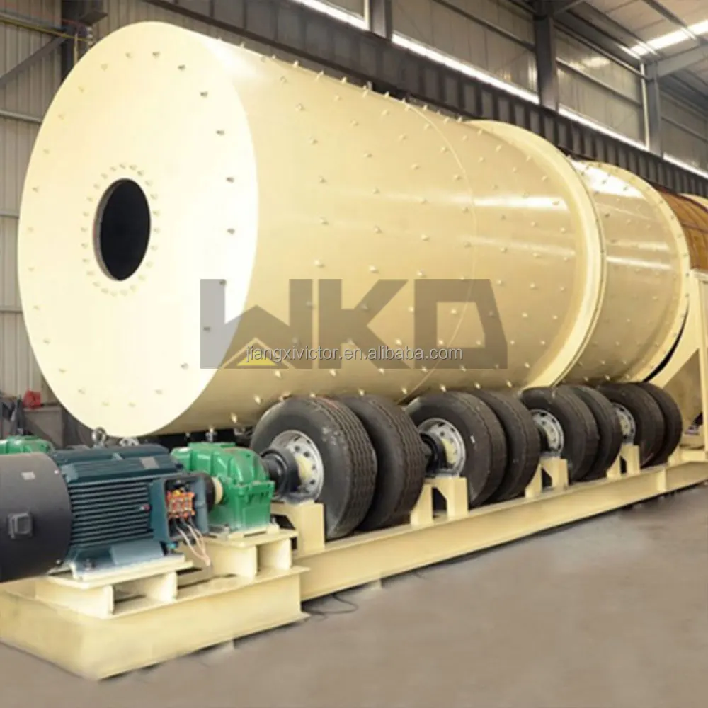 Australia Clay Iron Manganese Ore Washing Machine 400tph Rotary Drum Trommel Scrubber