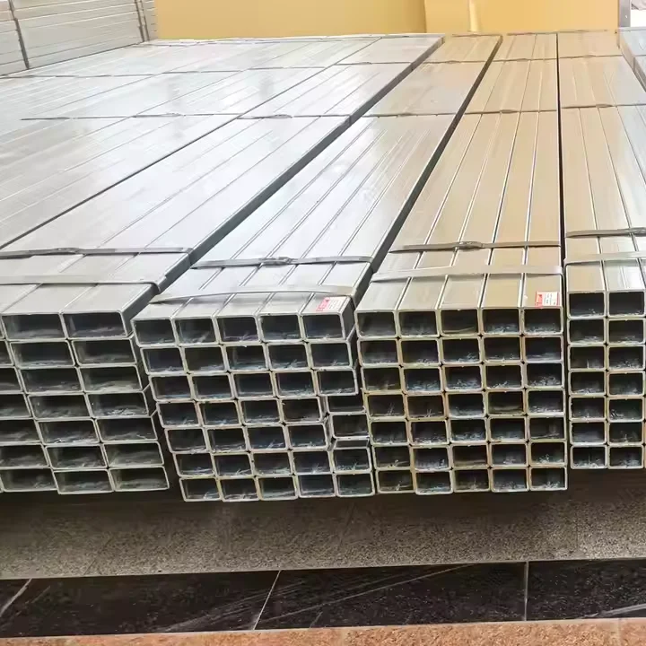 Factory 2x2 Galvanized Hollow Section 14 gauge tubing tubular iron Square Steel Pipes for Shelter Structure