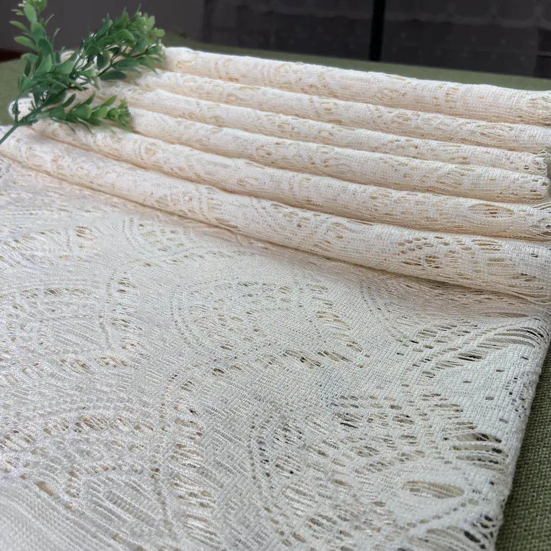 White wedding white lightweight knit mesh 100% Polyester voile sheer mesh fabric