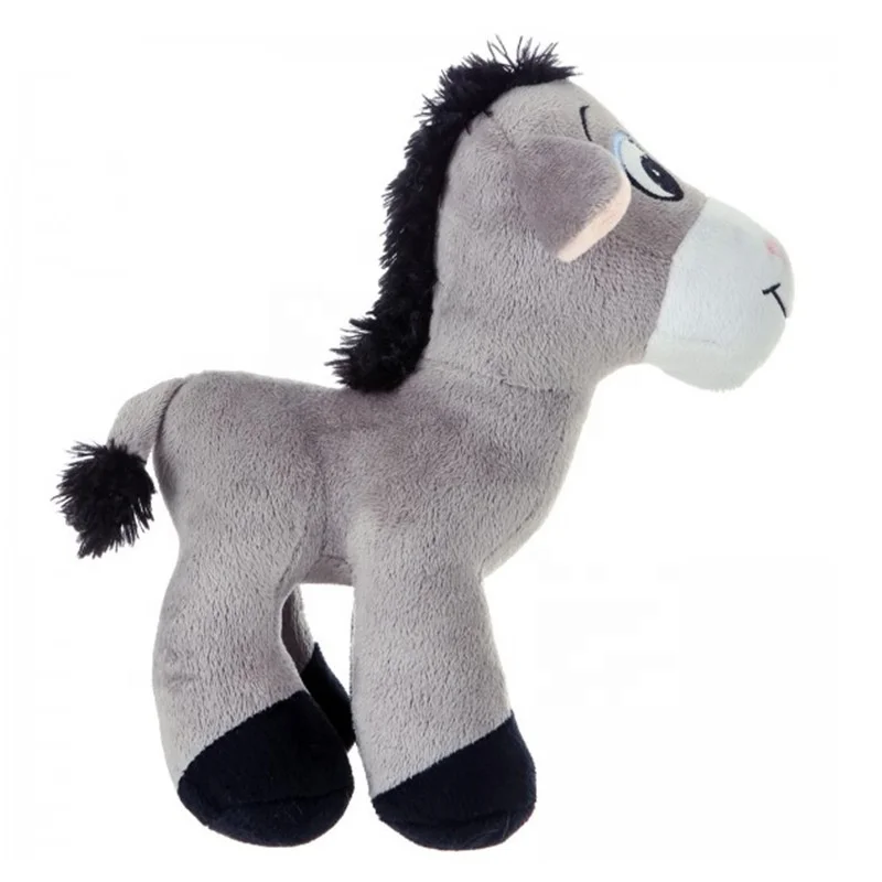 2023  NEW design hot sale Custom Embroidered Toy  Plush Donkey soft stuffed animal toys