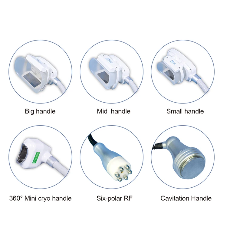 Cryo Cool Slimming Therapy Cold Sculpting Machine With Cavitation RF For Weight Fat Loss Body Contouring Treatment Commercial