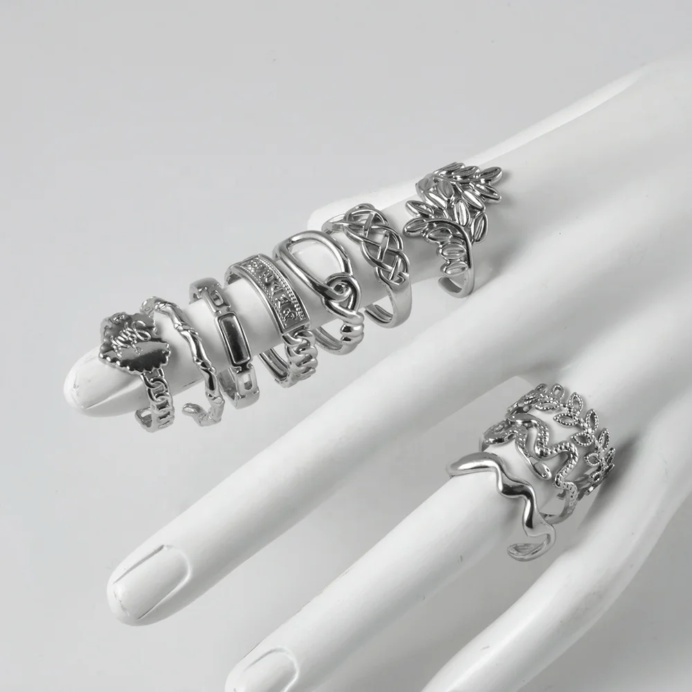 Trendy Thumb Rings Ladies Mens Toe Rings Adjustable Open Band Simple Exquisite Womens Ring Wholesale