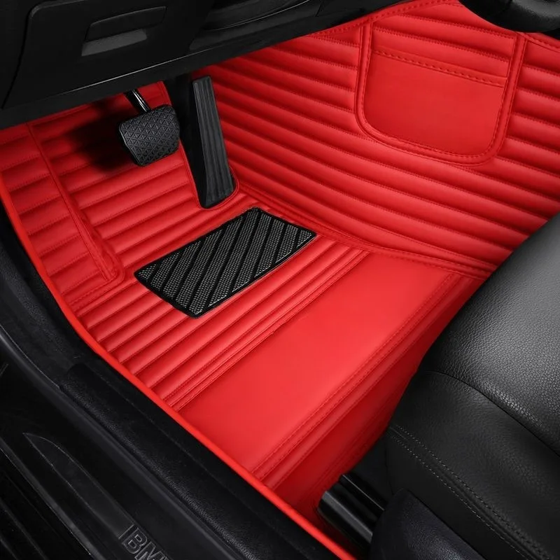 Muchkey Customized All Weather Protection Vehicles Waterproof Leather Car Floor Mats For Cars Fit 95% Sedan SUV Sports Car