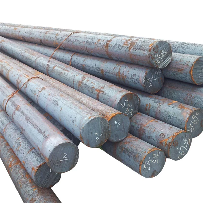 Factory Manufacturer Carbon Steel Carbon Steel A36 St52 Q235 SS400 Cold Hot Carbon Steel Round Rod Bars For Construction