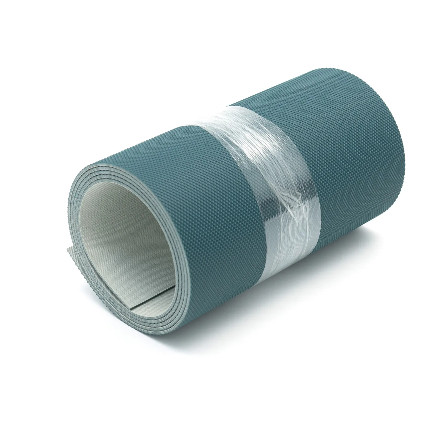 PU conveyor belt splicer joint 4mm dark green polyurethane belt matt surface for printing machine