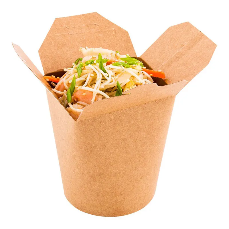 customer printed disposable paper noodle box,doner box printing,kebab box
