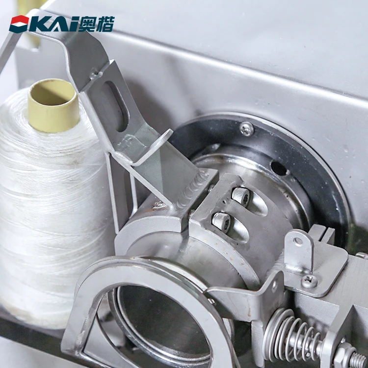 Low cost sausage casing tying /sausage knotting/knot machine