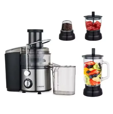 4 in 1 stainless steel juicer Mixer PC food grade cup Multi purpose Mixer LED indicator juicer grinder blender SK-4009