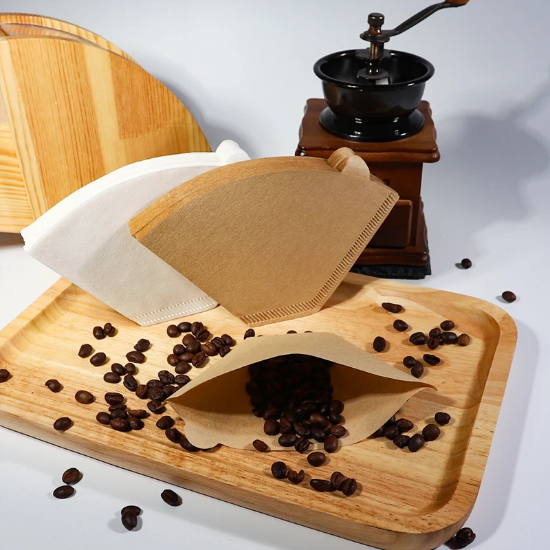 Customized no Bleach natural primary color paper Coffee Filter