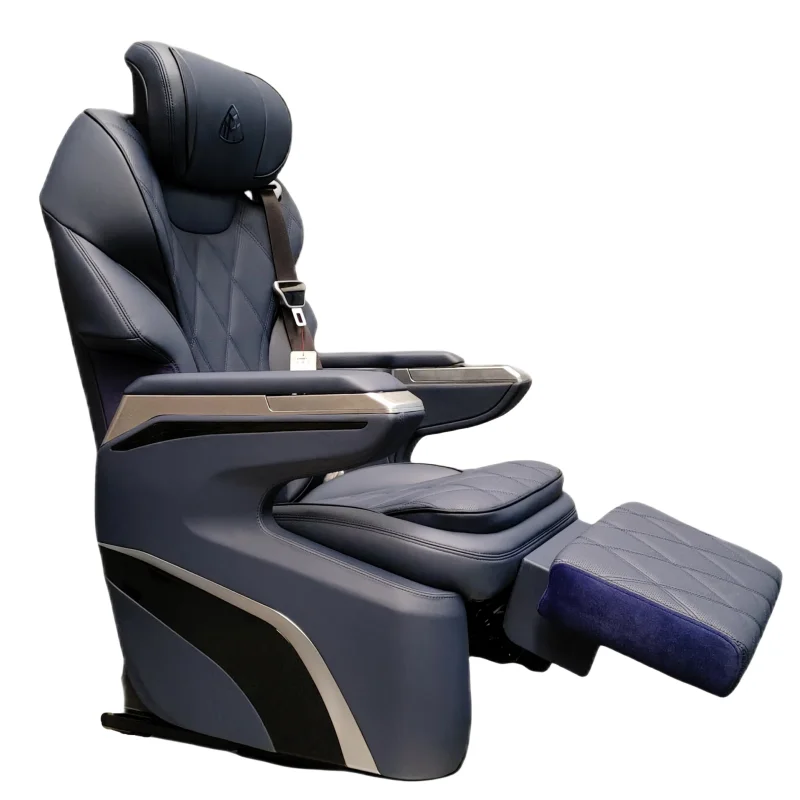 KIMSSY Adjustable Van Seat Bed With 180 Degree Recliner Backrest RV Seat Caravan Seats Bestselling