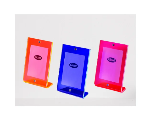 100% Acrylic Magnetic L Shaped Custom Glass Photo Frame With Luxury Paintings For Premium House