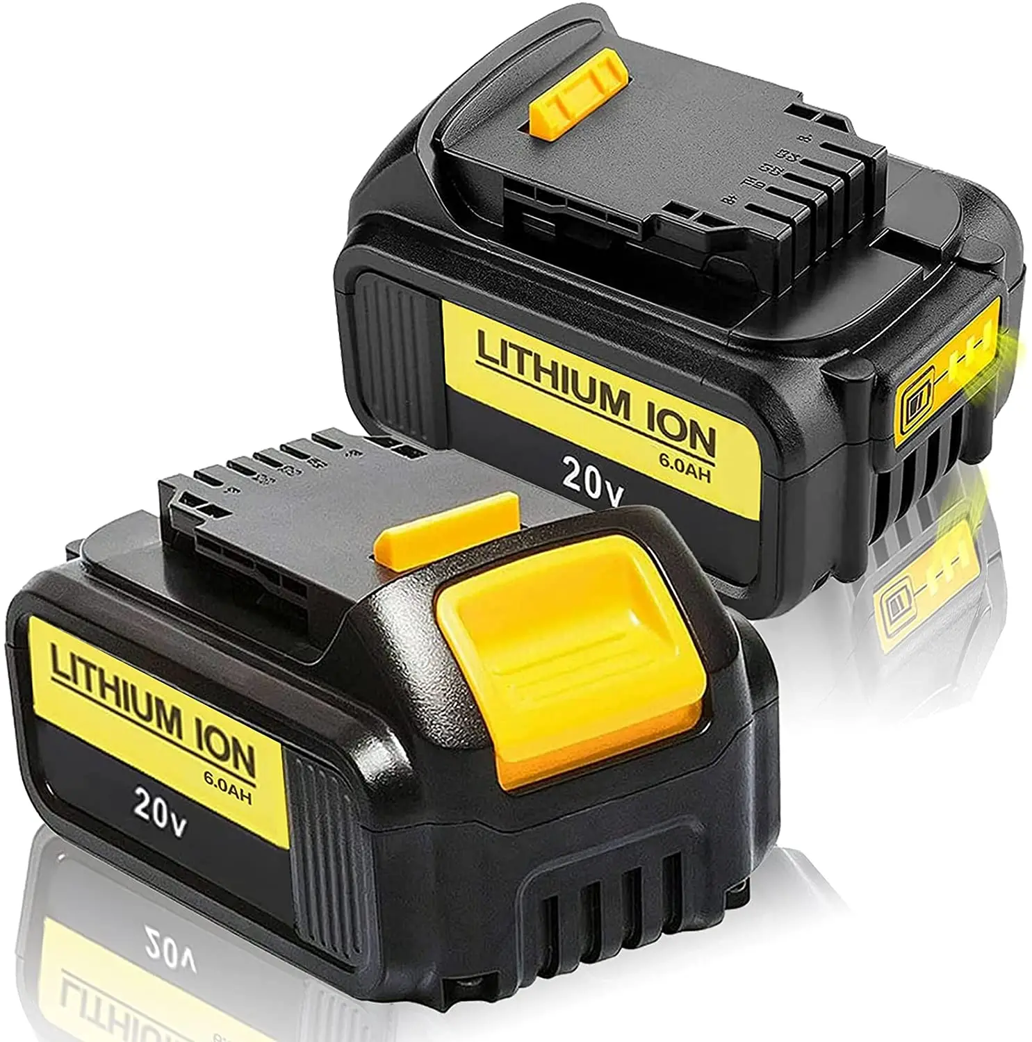 20v 6000mah Power Replacement for Dewalt Tool Li-ion Battery Cordless Parts Dcb200 Dcb201 For Dewalt Cordless Drill Battery