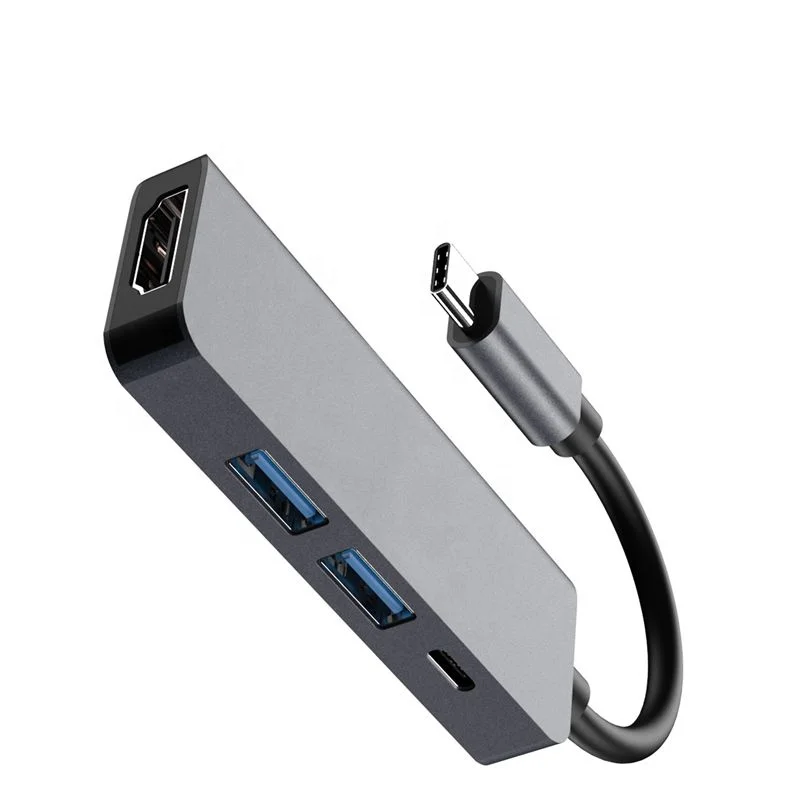 4-in-1 usb c hub 4 port usb c to usb hub for macbook