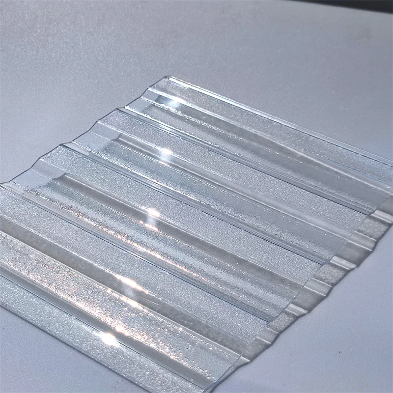 Low price high quality home outdoor application roof polycarbonate embossed corrugated roofing sheet