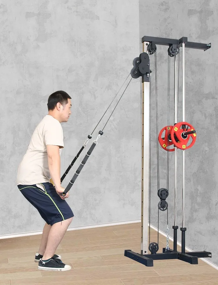 CHANGNORE Hot Sale Fitness New Home Gym Equipment Lat Pull Down Machine Multifunction Wall Mount Cable Station