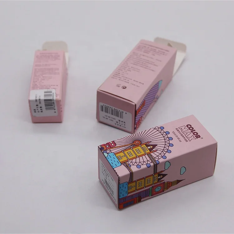 Customized Empty Craft Paper Color Luxury Mini Gift Skin Care Packaging Nail Polish Perfume Box