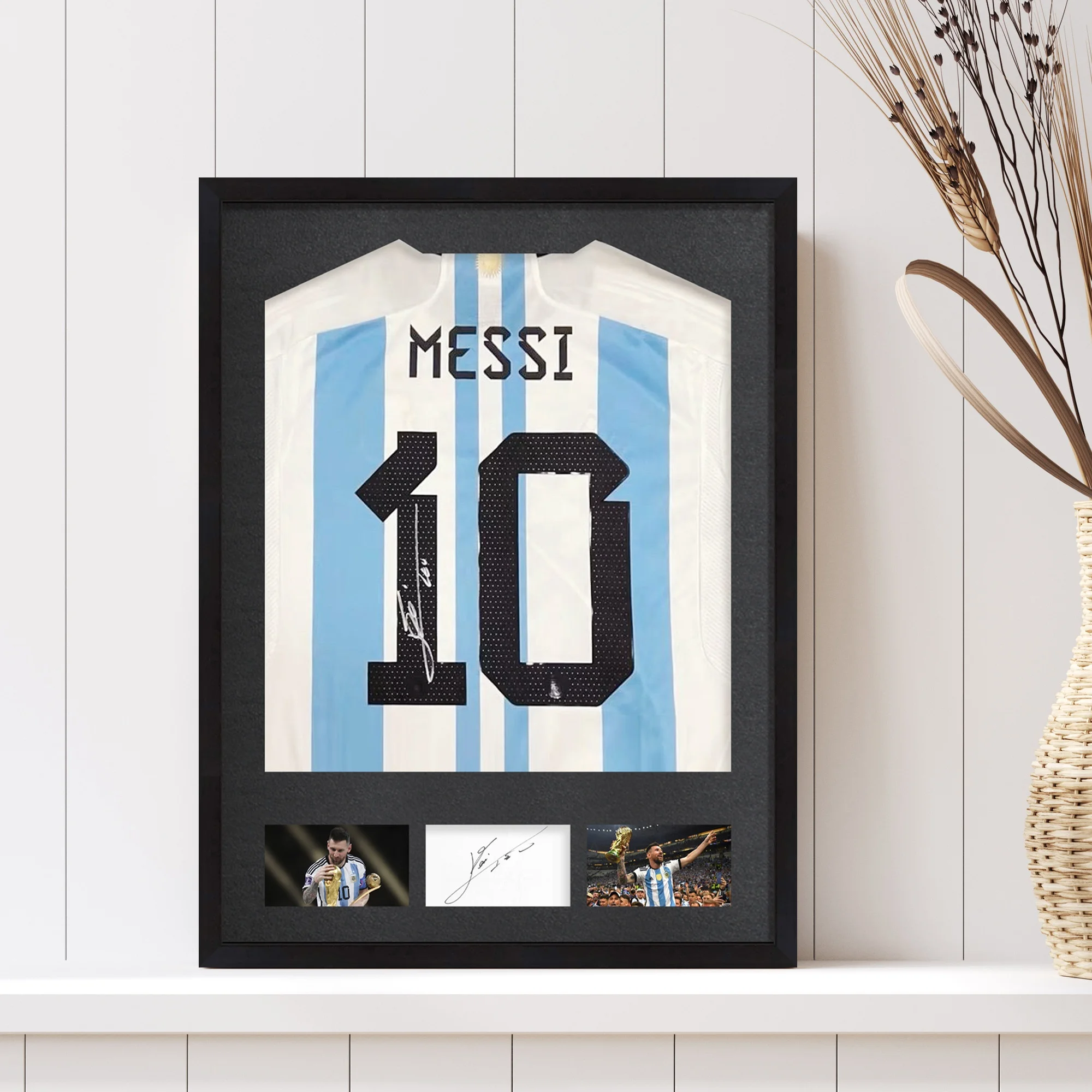 40x32inch Sport Jersey Display Frame Case With Mat Wood Shadow Box with for Football Baseball Soccer Shirt