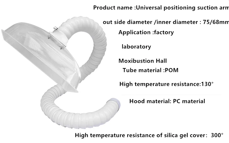 Bamboo duct exhaust duct smoking hood industrial dust removal