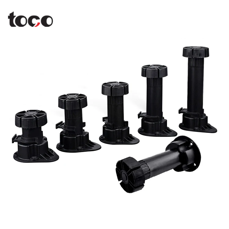 toco 80mm~150mm ABS adjustable feet Kitchen Leveling Foot Hardware adjustable leg Cabinet Leveling feet