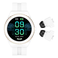 True Wireless Stereo 2 In 1 Smart Watch Headset Wireless Relojes Smartwatch Android Beatstudio Headset Headphone Wireless