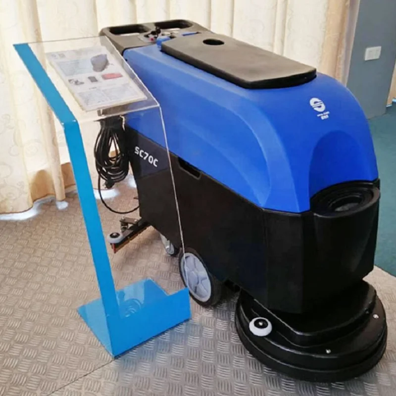 2024 new high effective convenient control panel automatic simple operation ceramic hard floor cleaning machines floor scrubber