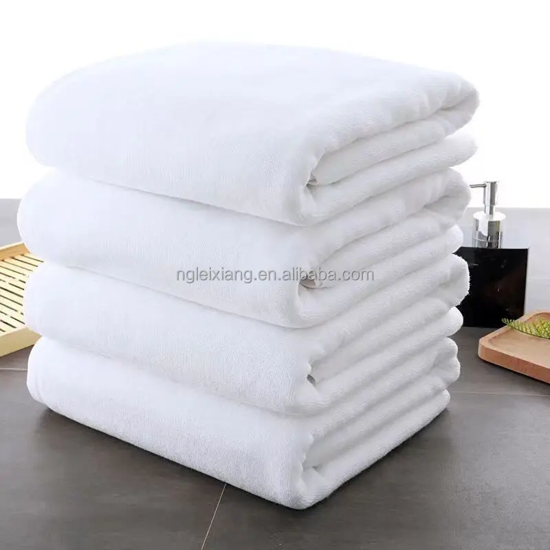 manufacturers Cheap Wholesale 100%Cotton Luxury Hotel Plain Towel, Face Cloth Hand Towel Bath Towel Set
