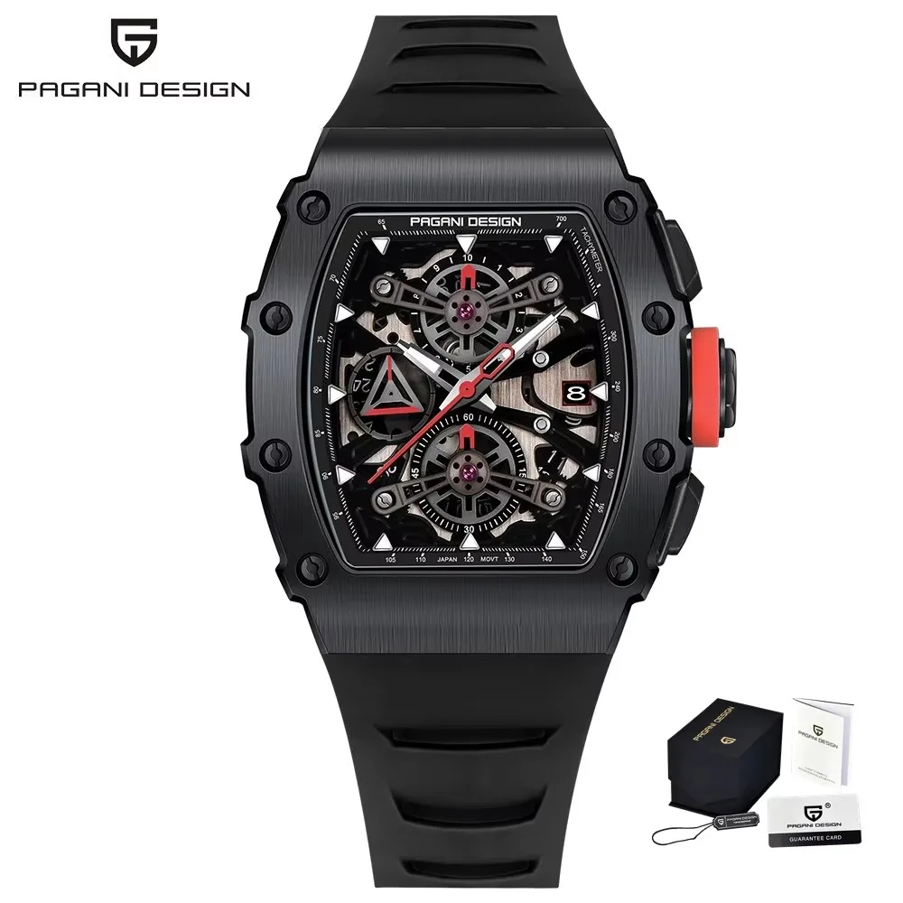 PAGANI DESIGN PD-YS011 New Brand Luxury Quartz watch Japan Epson YM92 Sapphire Glass 5ATM Waterproof Wristwatch Watches for Men