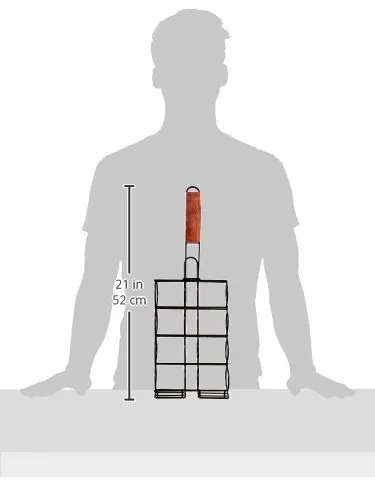 grill basket Kitchen Stainless Steel Heavy Duty Metal Barbecue Stainless Steel Corn Grilling Basket