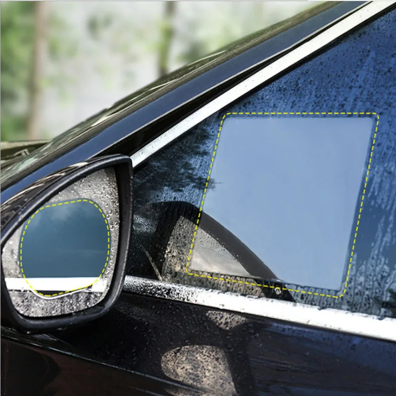 175*200mm Anti rain Window Clear Film Car Mirror E0040 Protective Waterproof Rainproof anti fog sticker for car mirror
