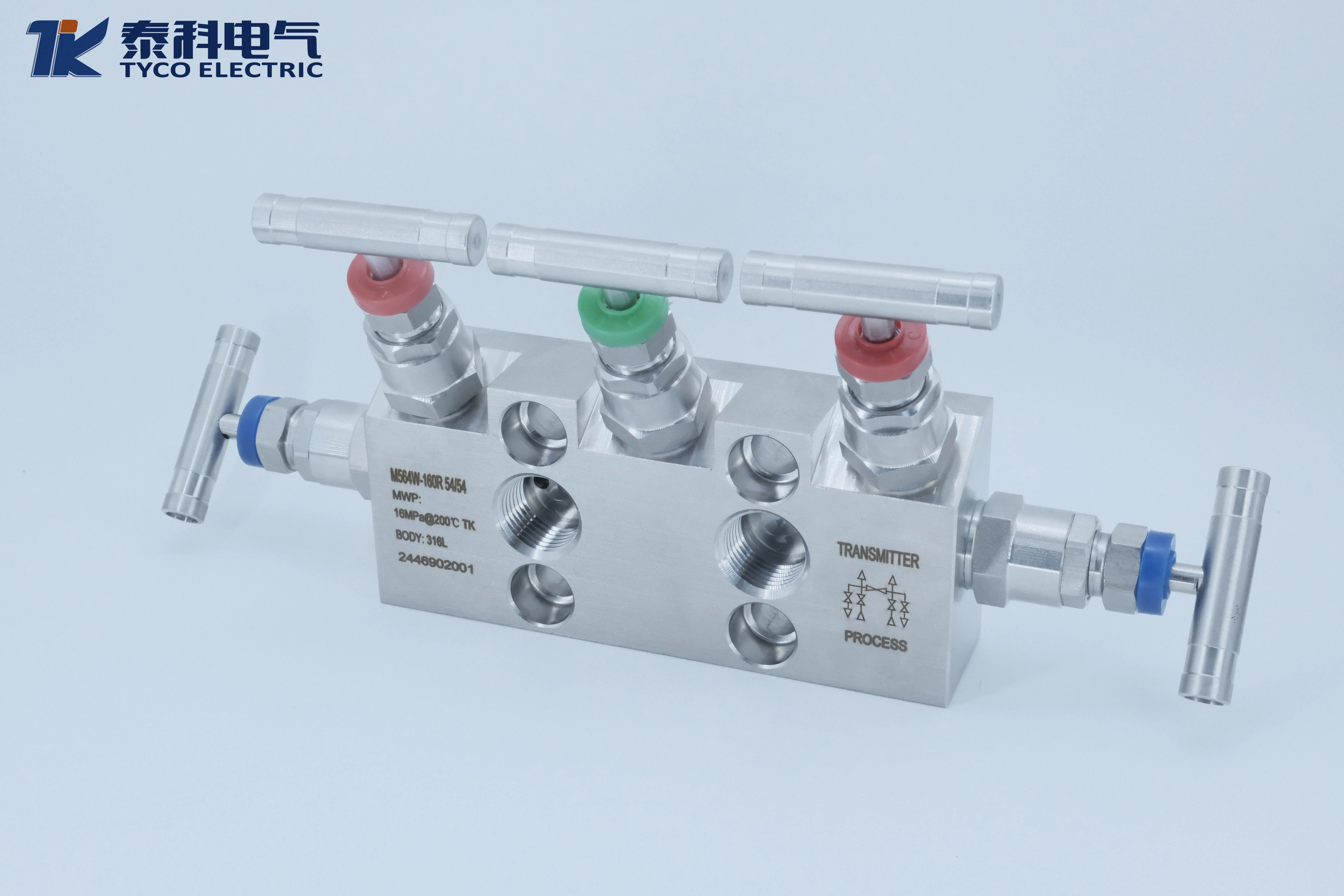 Different Pressure Transmitter DPT Direct Mounting Flange 1/2 NPT 6000 PSI Stainless steel Five 5 Valve Manifolds