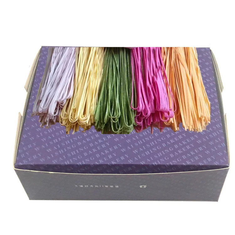 
Chinese food production taste noodles wide round noodles packing box biscuit packing box 