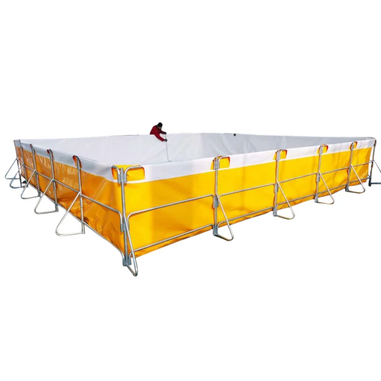 2023 foldable 10,000L blue aquaculture indoor fish farming tank pond equipment outdoor large farm aquariums fish pond