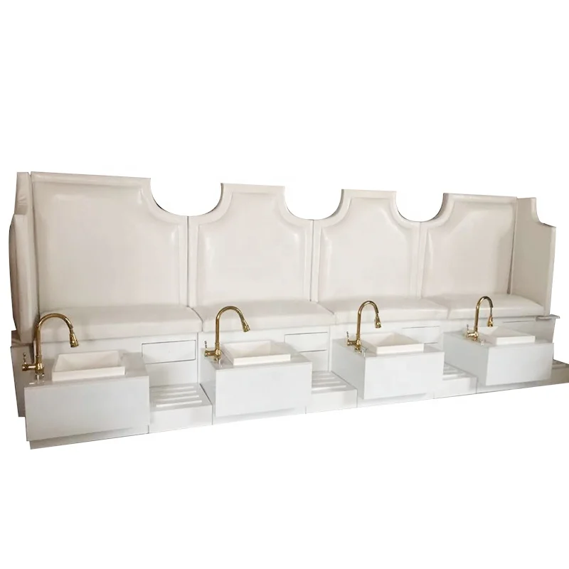 Double seat foot spa massage pedicure chair