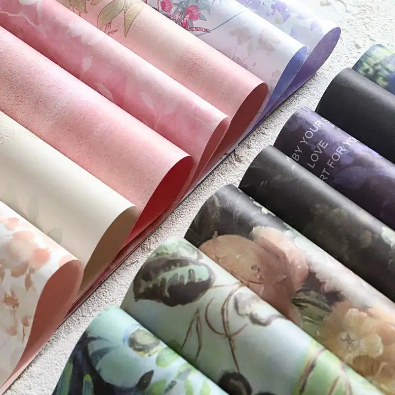 Wholesale food grade waxed paper oil proof custom logo printed grease proof food wrapping wax paper