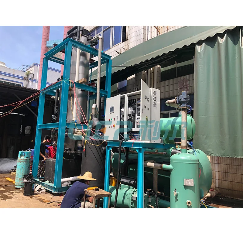 CE certified Tube Ice Machine Solid Cylinder Ice for Cold Drink, Food Processing