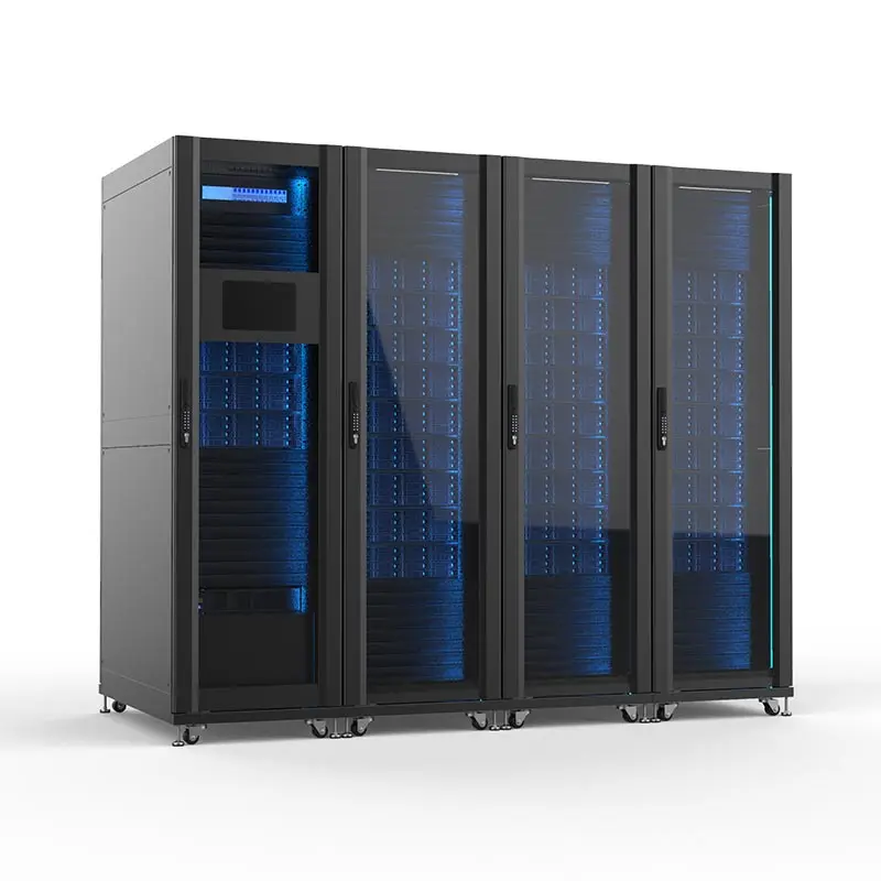 ningbo lepin factory  custom glass door 42U  CAC  server rack IDC network cabinet  price list