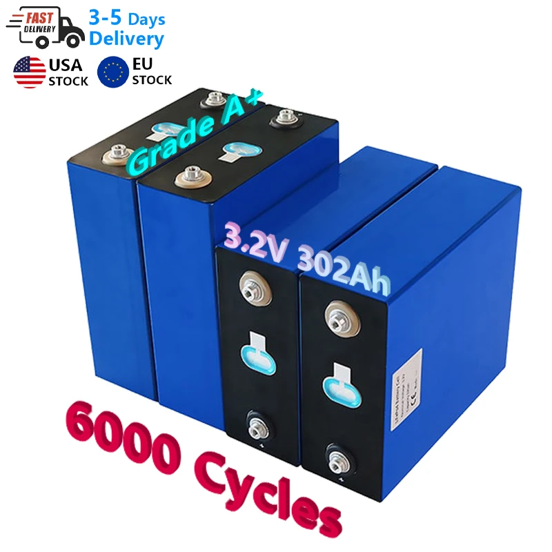Cwups CATL LifePO4 3 2 В 280Ah 300Ah 310Ah 320Ah литий-ионный 16 шт. 12 48 накопитель энергии Солнечный RV лодка аккумулятор для DIY Solar