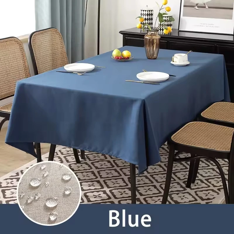 LISO Simple Multi Solid Color Style Plastic Table Cloth Cover Party Wedding Catering Events Table Decoration Tablecloth