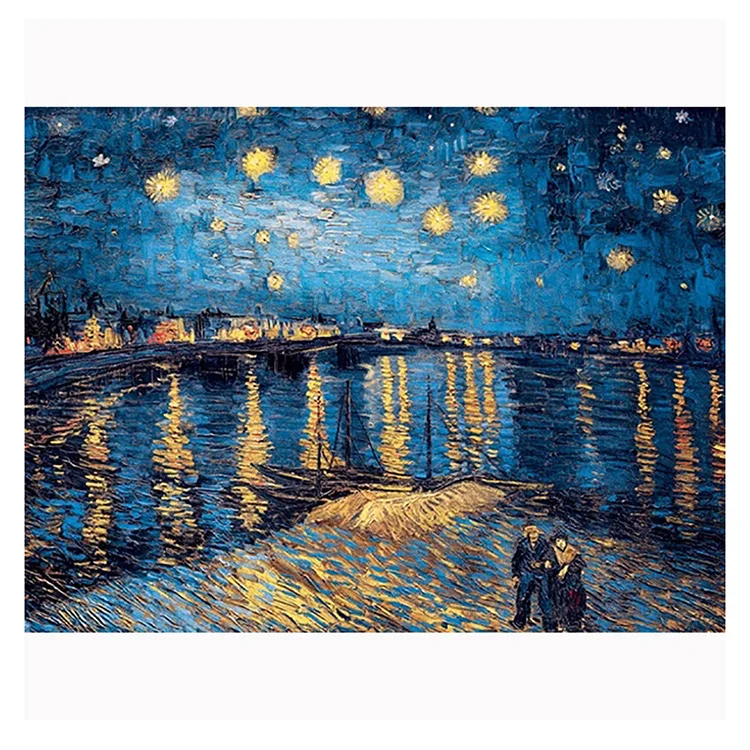 DIY cross stitch home decoration Monet Paint World scenery custom diamond painting 5D diamond painting