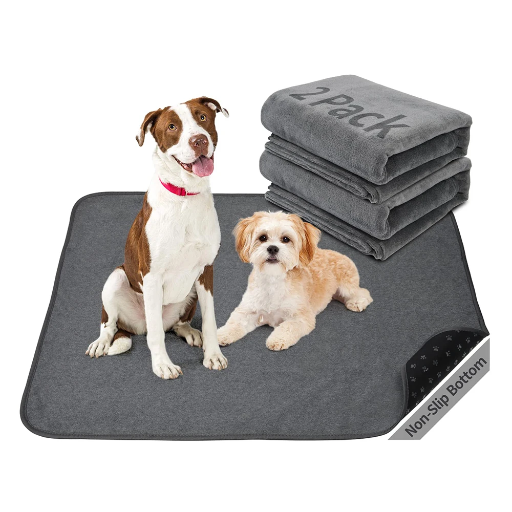 YK 2022 custom Washable reusable dog puppy urine mat diaper pet pee pads for puppy dogs cats