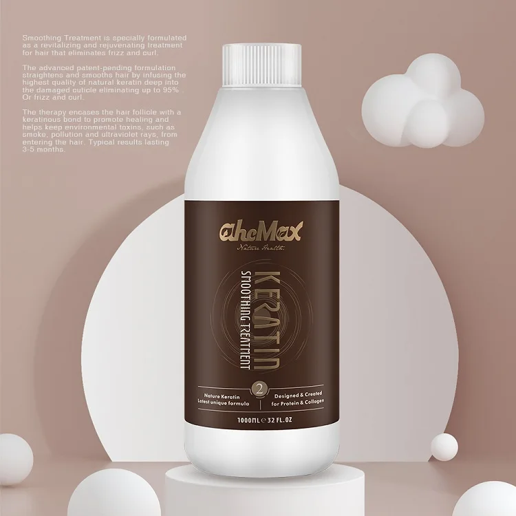 AHXMAX Bio Keratin Permanent Hair Straightening Cream