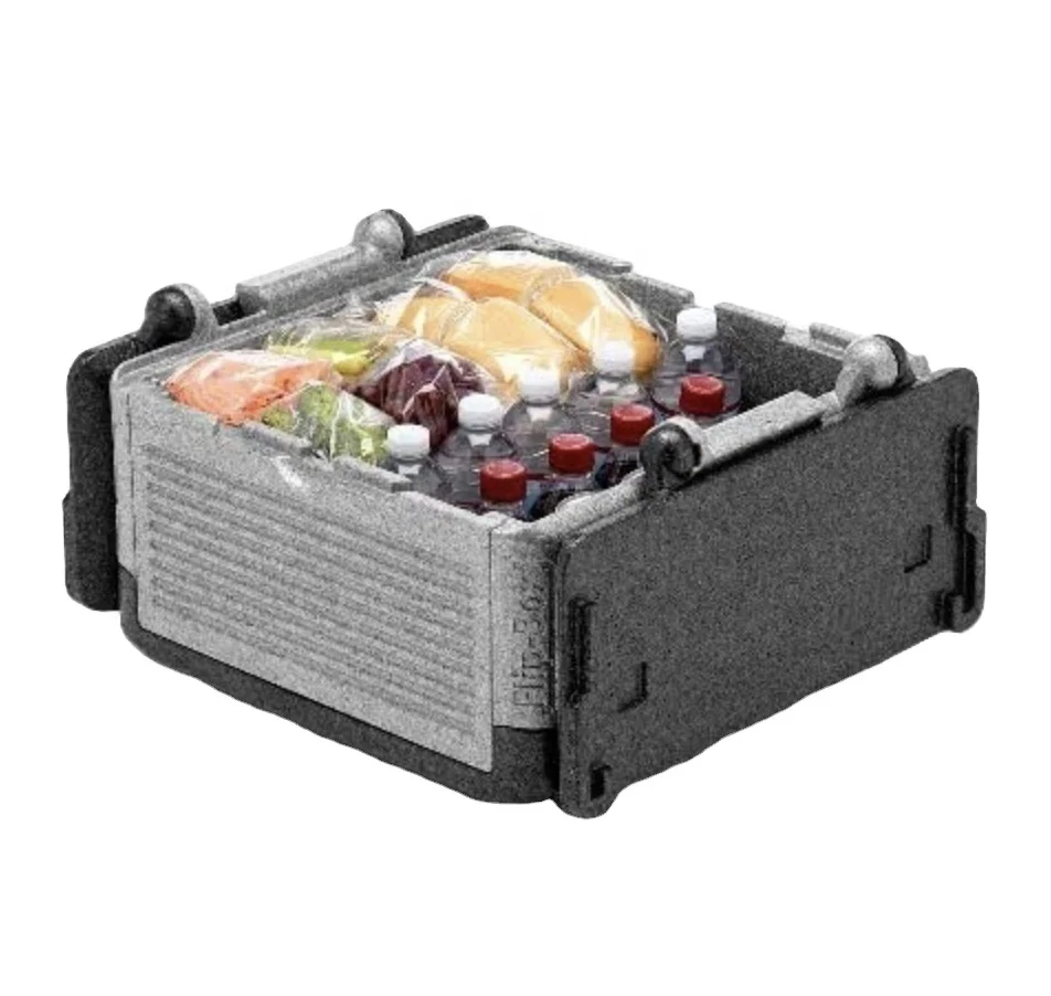 HS plastic ice  cooler 24L  flip collapsible ice chest  EPP Foldable Cooler Box For Car 24L collapsible car store box with logo