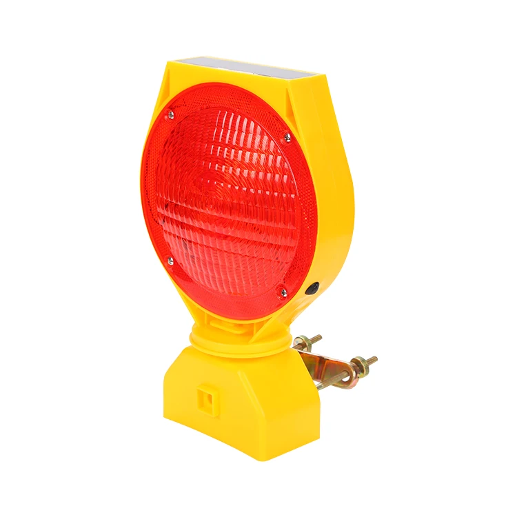 High Visibility Flashing Solar Powered Traffic Cone LED Barricade Light