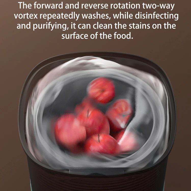 Innovative Design 12L Vegetable And Fruit Washer Home And Hotel Vegetable Cleaner With Washing Basket