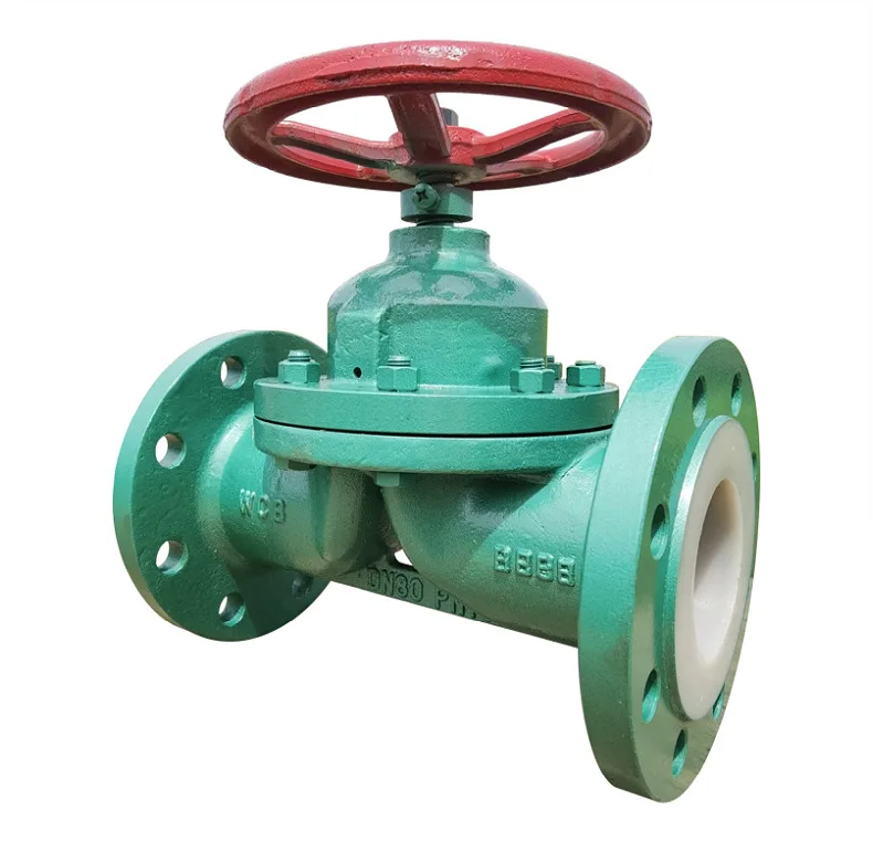 G41J-10 16 Cast iron WCB cast steel stainless steel flange diaphragm valve rubber lined diaphragm valve