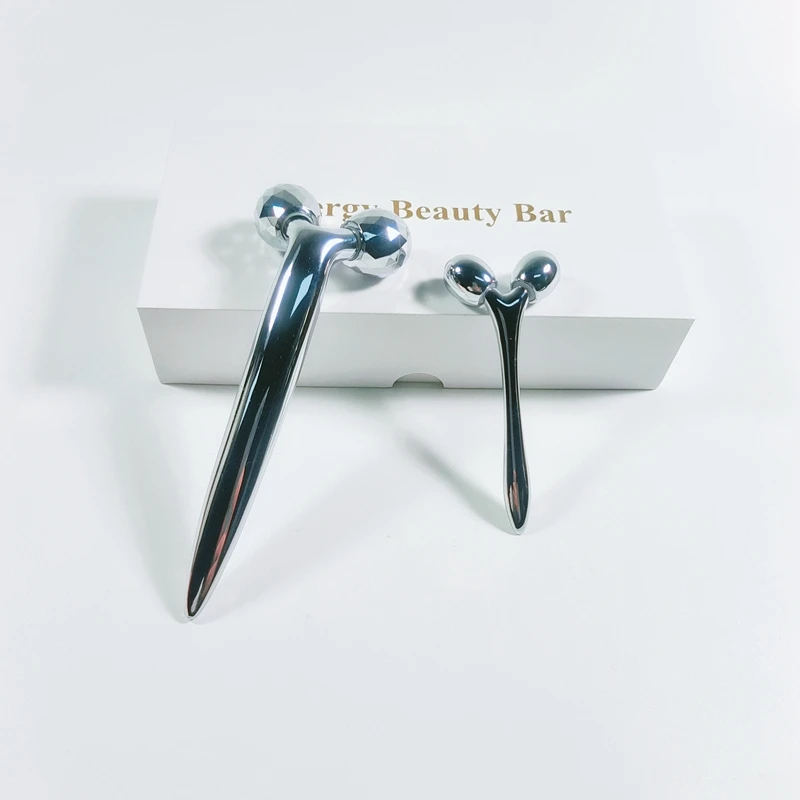 Beauty multifunction face lifting device therapy zinc alloy facial beauty device roller