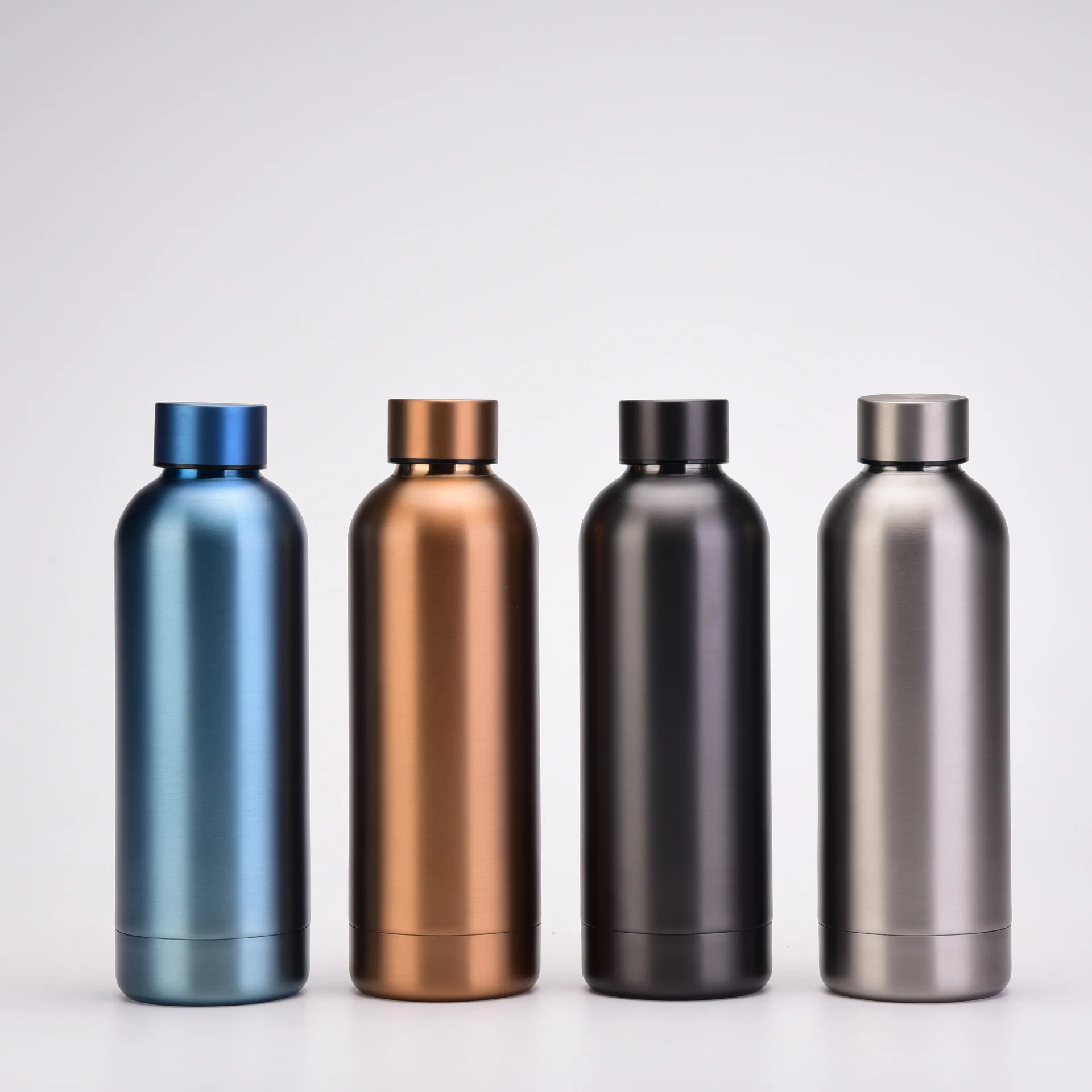 Oem China Cheap Rubber Paint Camping 500ml Double Walled Stainless Steel Vacuum Flask Insulated Sport Water Bottle